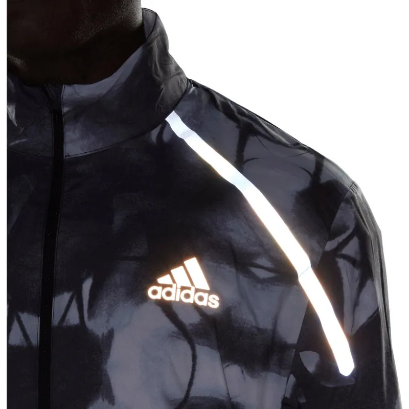 adidas Marathon Translucent Mens Running Jacket - White - Image 3
