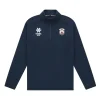 Wimbledon HC Unisex Junior Osaka Half Zip Sweater: Navy