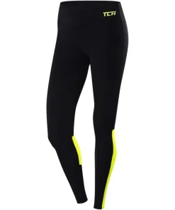 TCA Hex Mesh Womens Long Running Tights - Black