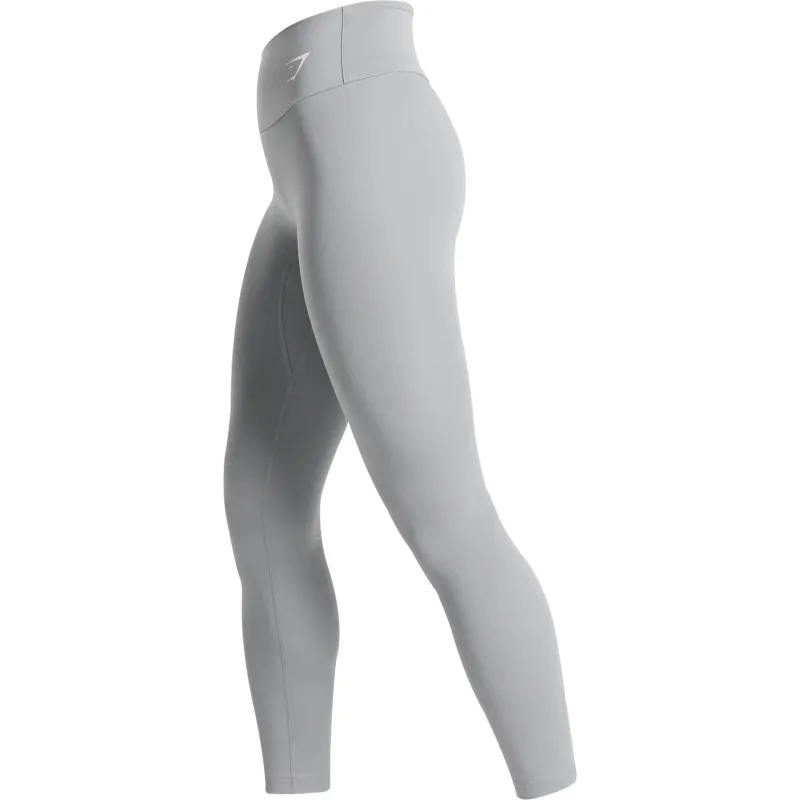 Gymshark Essentials Womens Long Training Tights - Grey - Image 3