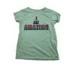 Primark 10-11 years green I am Amazing t-shirt