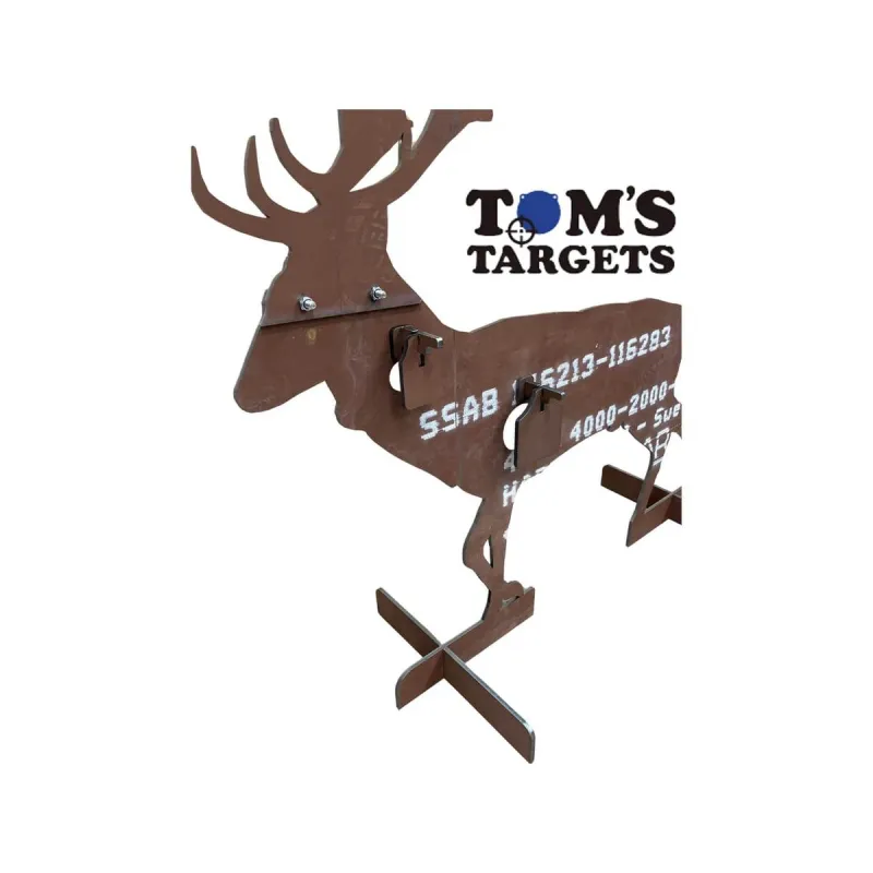 Tom's Targets Fallow Buck Centrefire - 10mm AR500 - Image 2