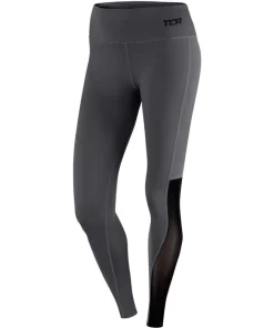 TCA Pro Performance MeshLuxe Womens Long Running Tights - Grey