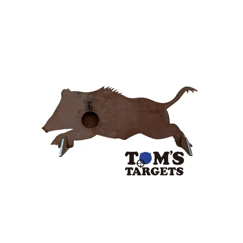 Tom's Targets Running Boar Centrefire - 10mm AR500
