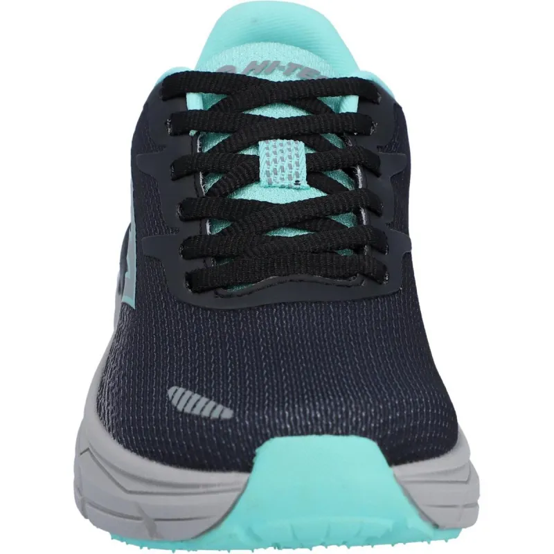 Hi-Tec Promenade Trainers Black/Grey/Mint - Image 3
