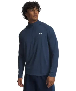 Under Armour Tech Textured Men's Quarter Zip: Wham Blue