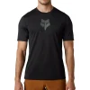 Fox Ranger Tru Dri Short Sleeve Mens Cycling Jersey - Black