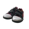 George size UK 12 (jr) Harry Potter burgundy canvas trainers