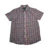 Primark 11 years red and navy checked short sleeve