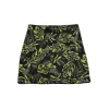 Primark women's UK 10 black floral jersey skirt