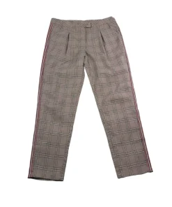 Next  8-9 years pink checked summer trousers