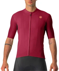 Castelli Endurance Elite Short Sleeve Mens Cycling Jersey - Red