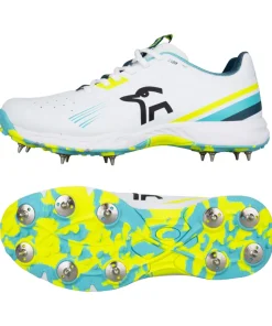 Kookaburra KC 3.0 Spike Senior Cricket Shoes 25/2026: Aqua/Yellow