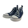 Primark size UK 1 sparkly blue high top trainers
