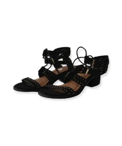 Candy Couture size UK 1 black kitten heels sandals
