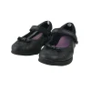 Clarks size UK 10.5g (jr) black starfish school pump shoes