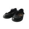 Matalan size UK 9 (jr) black butterfly school pumps