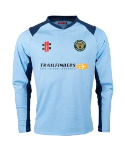 Ealing Trailfinders CC Pro T20 L/S Shirt: Sky/Navy