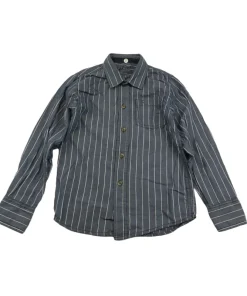 Primark 7 years blue and white striped shirt