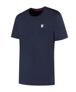 K Swiss Hypercourt Mens Tennis T Shirt: Navy