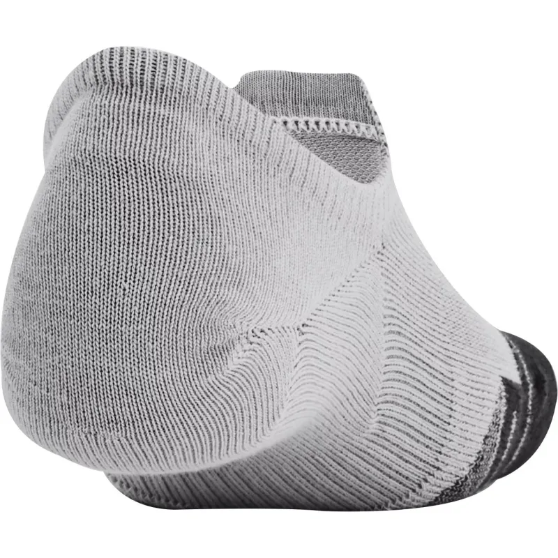 Under Armour Performance Tech (3 Pack) Ultra Low Tab Socks - Grey - Image 3