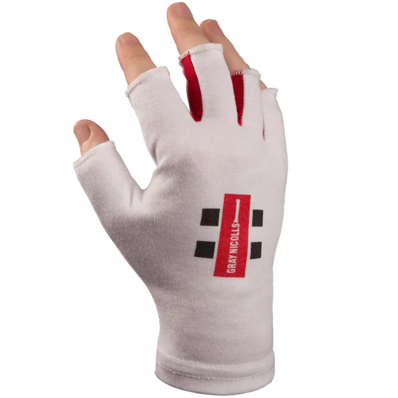 Gray Nicolls Pro Fingerless Gloves: White