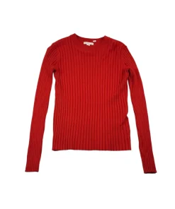 H&M Women's size S red knitted t-shirt