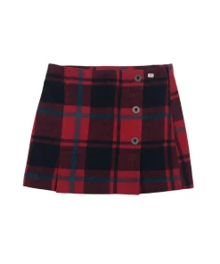 Next Red Checked Mini Skirt Age 9