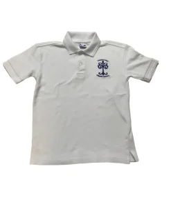 *Thorntree Primary White Polo Shirt