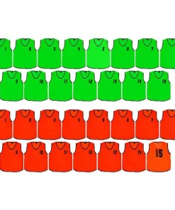 Mesh Numbered 1 - 15 Training Bibs