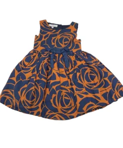 Jasper Conran 4-5 years navy and orange dress