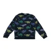 M&S 6 years navy dinosaur print sweater