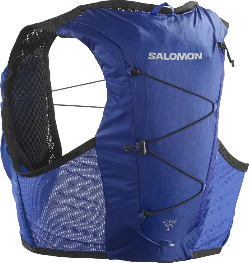 Salomon Active Skin 4 (No Flasks) Running Backpack - Blue - Image 2
