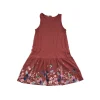 H&M 8-10 years terracotta floral dress