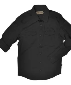 Hazard 4 COLONIAL SAFARI STRETCH PATCH SHIRT - BLACK