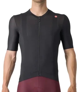 Castelli Espresso Short Sleeve Mens Cycling Jersey - Black