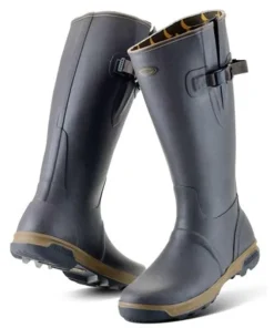 Grubs Highline Wellington Boots In Mahogany