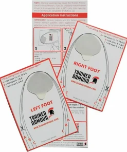Trainer Armour Big Toe Hole Preventer Patches - White