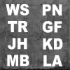Brixworth Juniros FC Initials White