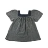 Gap 6-7 years grey florentine neckline blouse