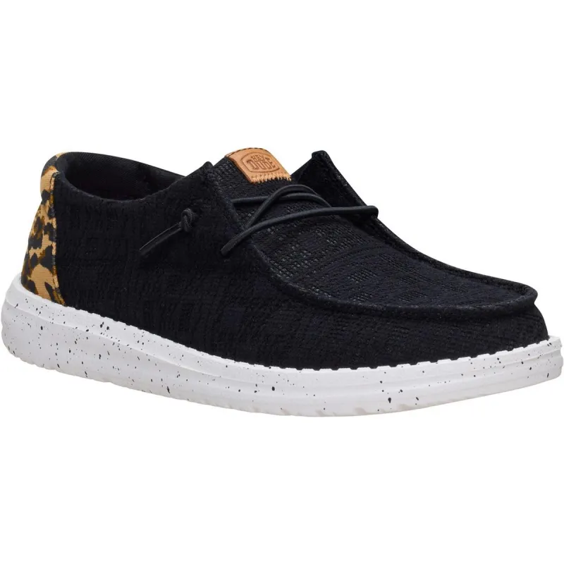 HEYDUDE Wendy Wildcat Black/Leopard - Image 3
