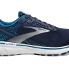 Brooks Ghost 14 Mens Running Shoe Navy/Stellar/White