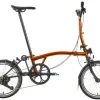 Brompton P Line 12-Speed Folding Bike - Flame Lacquer