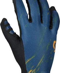 Scott Traction Full Finger Cycling Gloves - Blue