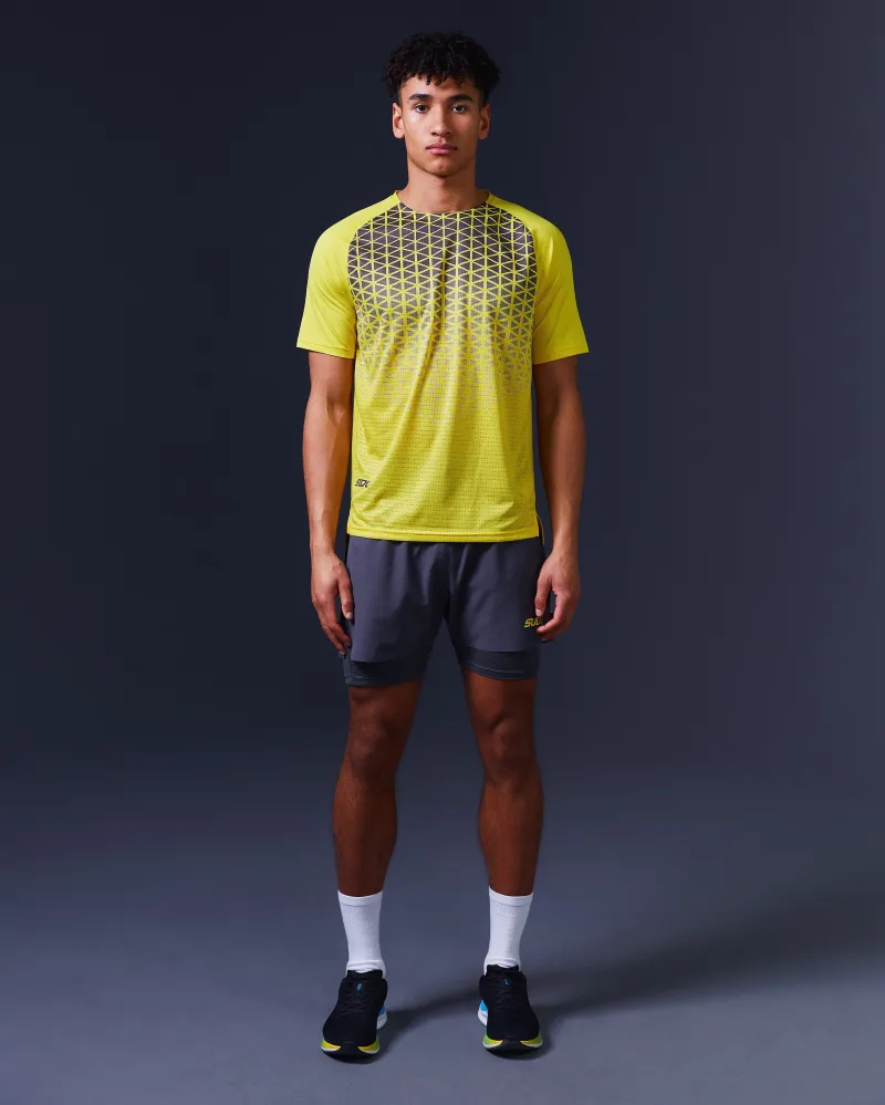 SRS 01 Shorts - Grey/Yellow - Image 3