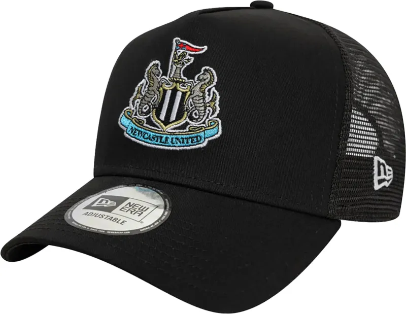New Era Newcastle United Core E-Frame Trucker Adjustable Cap - Black