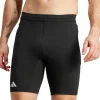 adidas Adizero Essentials Mens Short Running Tights - Black