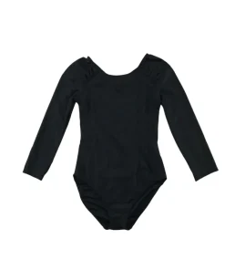 Decathlon Leotard years black long sleeve plain