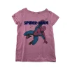 Next 6-7 years pink Spiderman sequin t-shirt