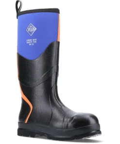 Muck Boots Chore Max S5 Safety Wellington Blue/Orange